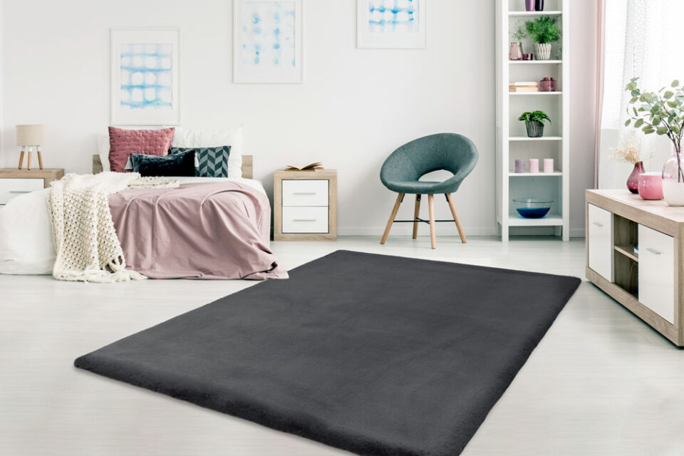 Preproga kosmatinec Heaven HEA 800 graphite, več dimenzij - 80 x 150 cm