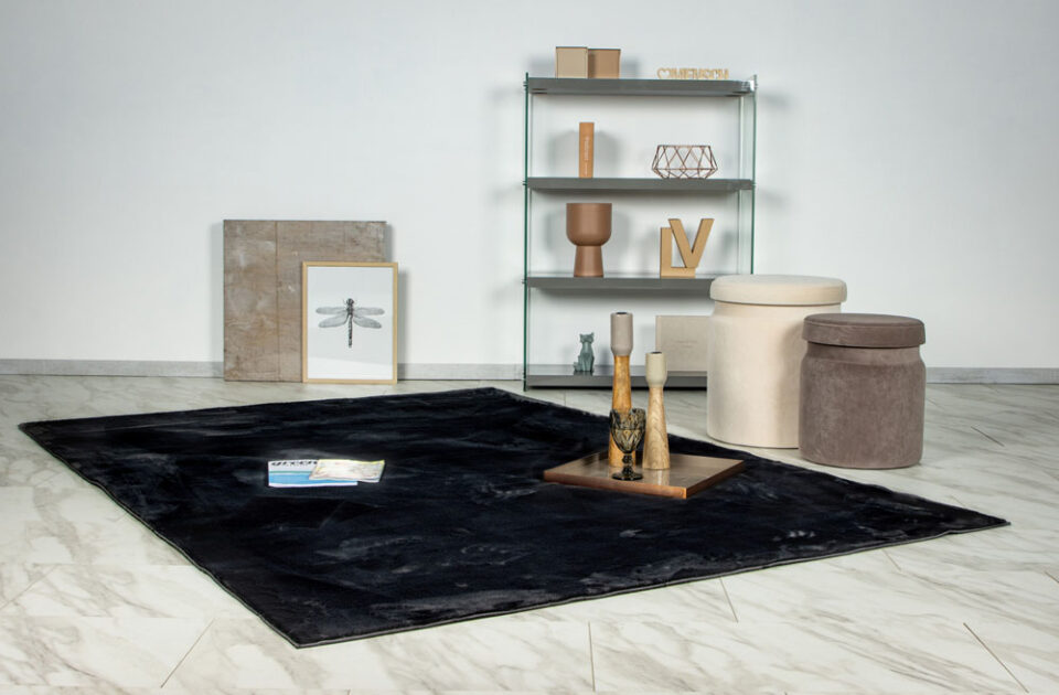 Pralna preproga Loft LOF 200 black, več dimenzij - 80 x 150 cm
