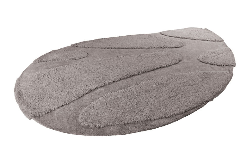 Ovalna tkana preproga Milano MIL 801 silver, več dimenzij