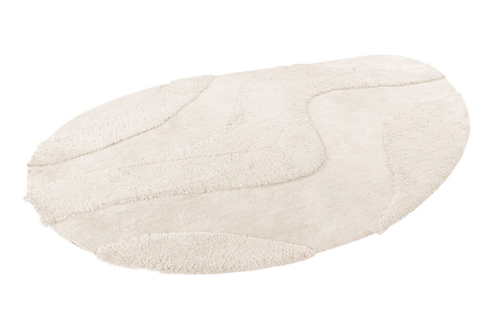 Ovalna tkana preproga Milano MIL 802 ivory, več dimenzij