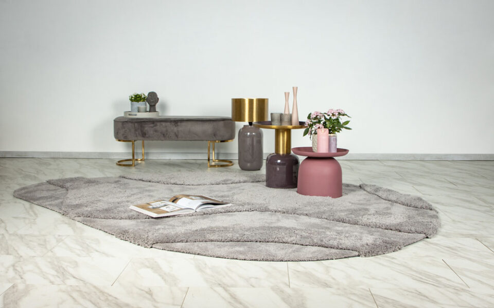 Ovalna tkana preproga Milano MIL 802 silver, več dimenzij - 160 x 230 cm