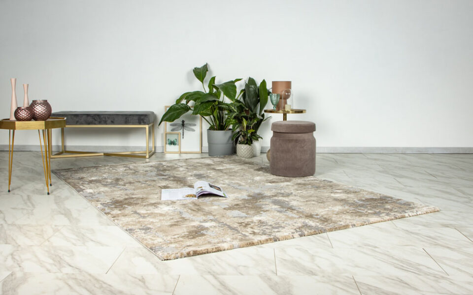 Tkana preproga Monet MON 501 beige, več dimenzij - 80 x 150 cm