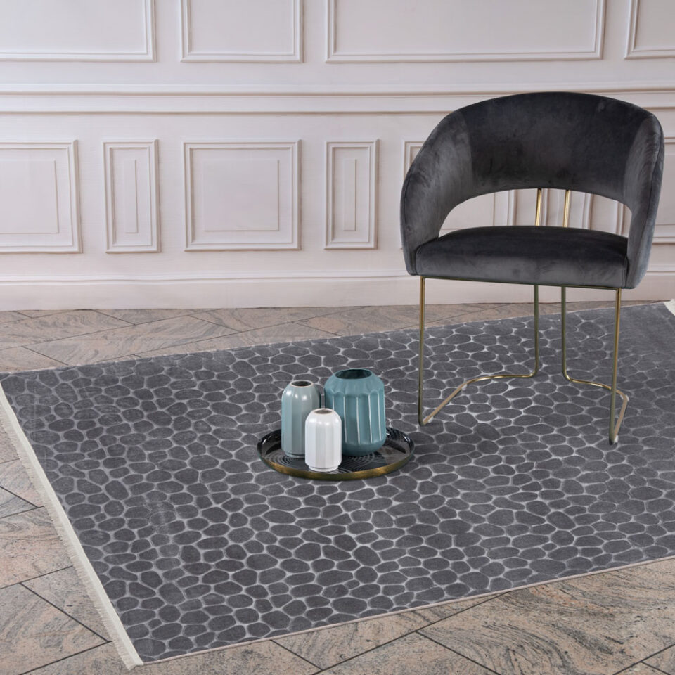Tkana preproga Peri PER 110 graphite, več dimenzij - 80 x 140 cm