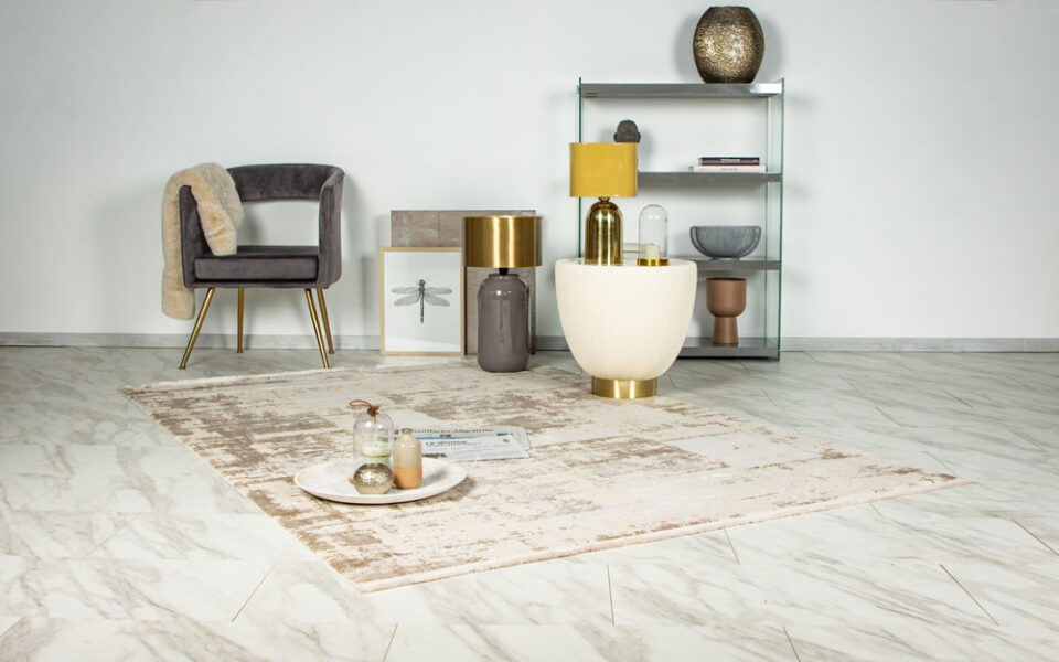 Tkana preproga Palais PLA 502 beige, več dimenzij - 80 x 150 cm