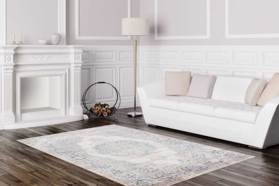 Tkana preproga Paris PRS 504 blue, več dimenzij - 80 x 150 cm