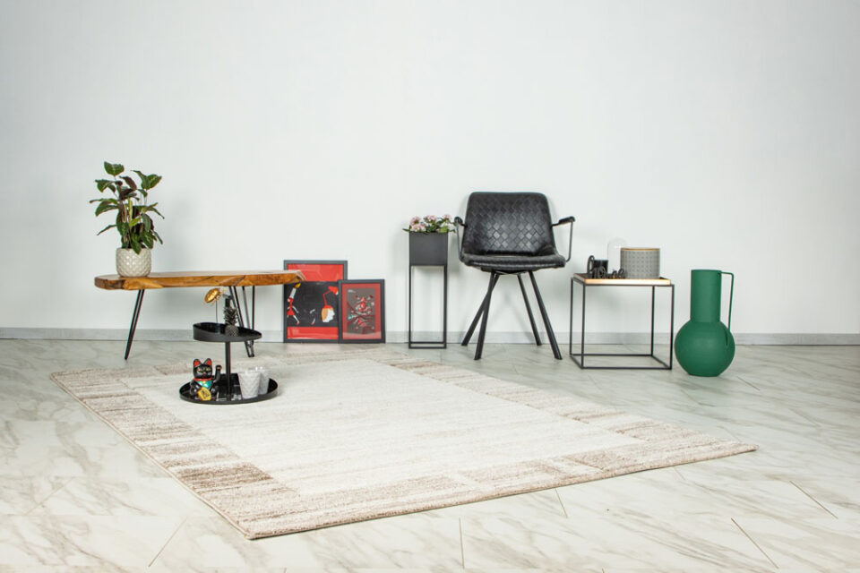 Tkana preproga Trendy Carving TRC 401 beige, več dimenzij - 80 x 150 cm