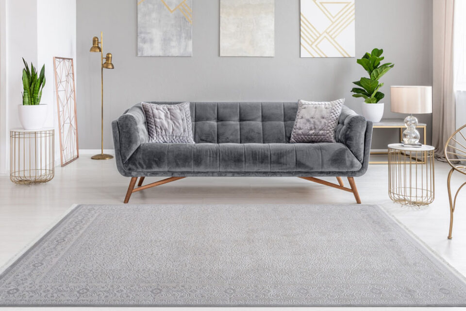 Tkana preproga Vendome VEN 701 silver, več dimenzij - 80 x 150 cm