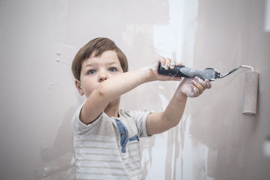 kako pobarvati stene otroške sobe