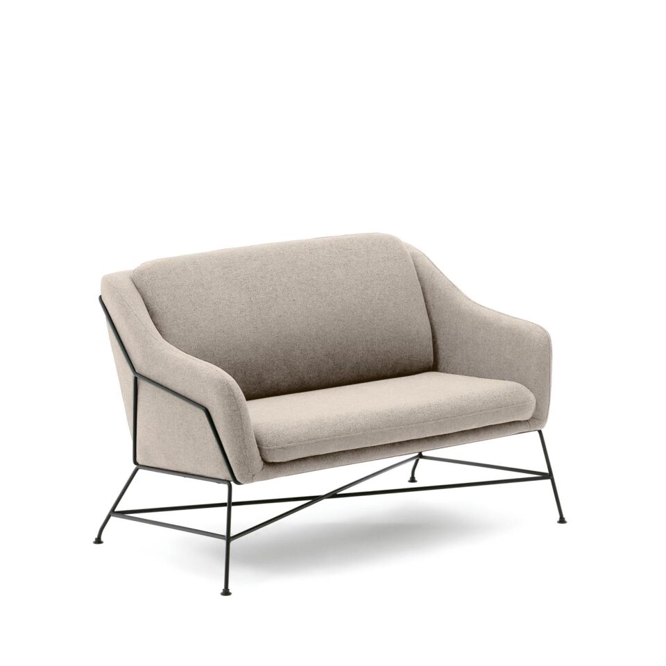 Dvosed Brida v bež barvi- širine 128 cm - spredaj