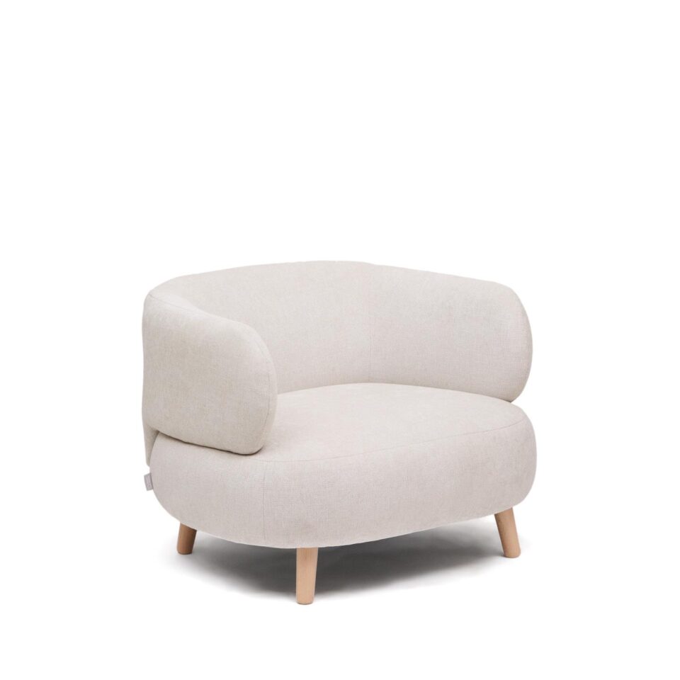 Fotelja Luisa u pearl – bisernoj boji