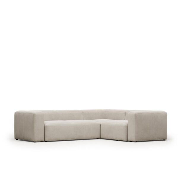 Kutna sjedeća garnitura Blok u bež boji – 290 x 230 cm ili 230 x 290 cm