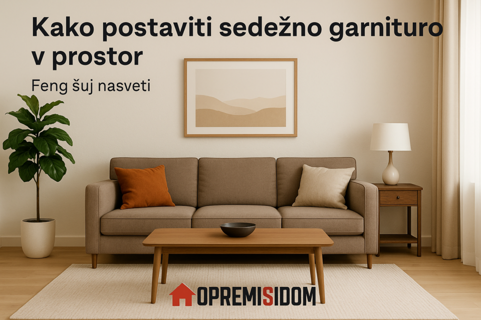 Kako postaviti sedežno garnituro v prostor | Feng Šuj nasveti