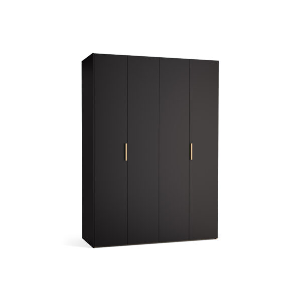 vgradna omara stor 160x225 črna