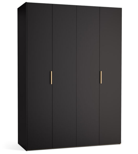 vgradna omara stor 160x225 črna