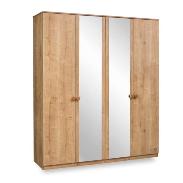 Garderobna omara Mocha, dimenzije 183 x 56 x 210