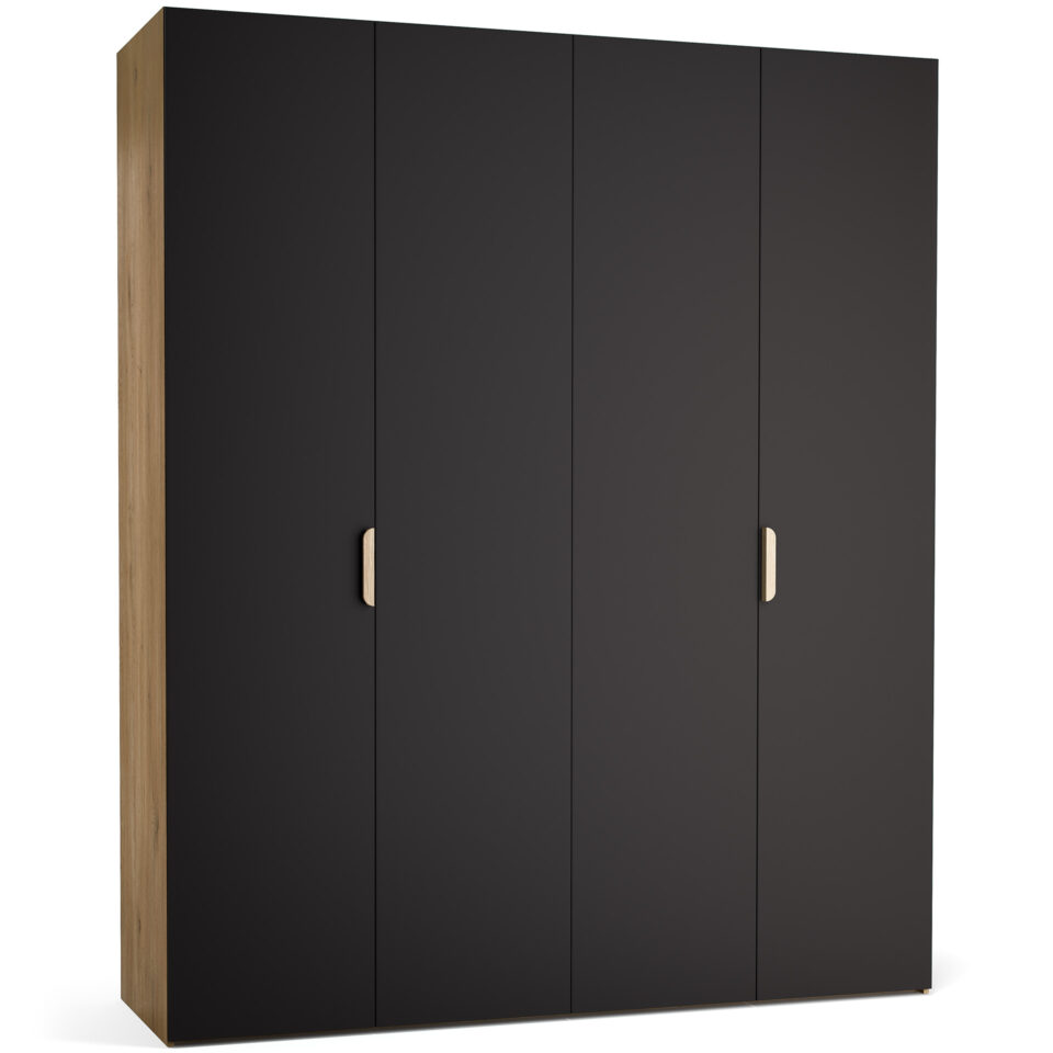 garderobna omara stor 200x240 črne barve