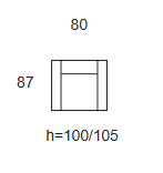 Raztegljivi enosed Asti 2