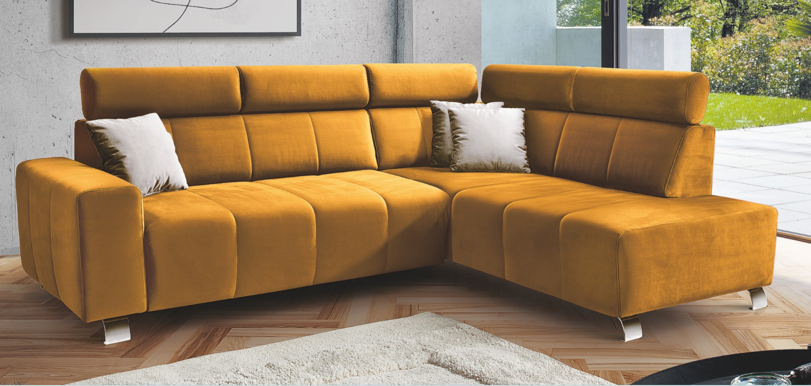 Rubio kotna sedežna garnitura