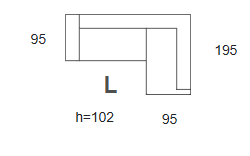 Rubio kotna sedežna garnitura 3