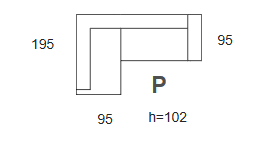 Rubio kotna sedežna garnitura 2