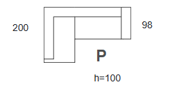 Kotna sedežna garnitura Kobe 2