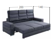 Raztegljivi trosed Metro 1