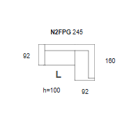 Supra kotna sedežna garnitura – N2FPG 3