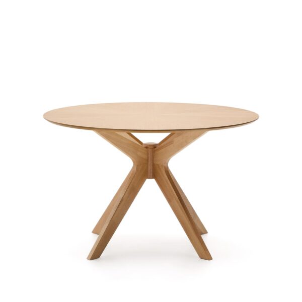 Lesena okrogla jedilna miza Naanim - premera 120 cm