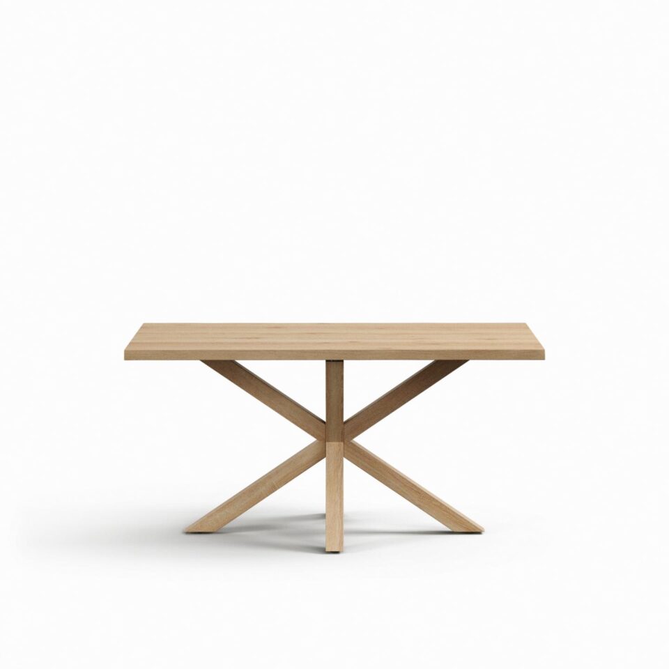 Lesena pravokotna jedilna miza Argo, dimenzije 160 x 90 cm