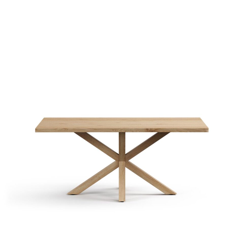 Lesena pravokotna jedilna miza Argo, dimenzije 180 x 100 cm