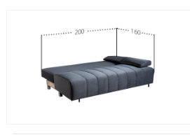 Raztegljivi trosed Kano 3FP 1