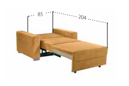 Raztegljivi trosed DAX 1F - 1