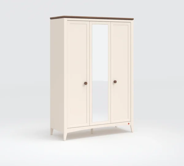 3-delna Garderobna omara z ogledalom Lapel