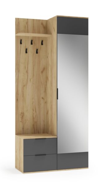 Predsoba Coral antracit, sestav