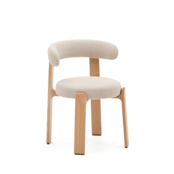 Granite stol bež in masiven natur jesen