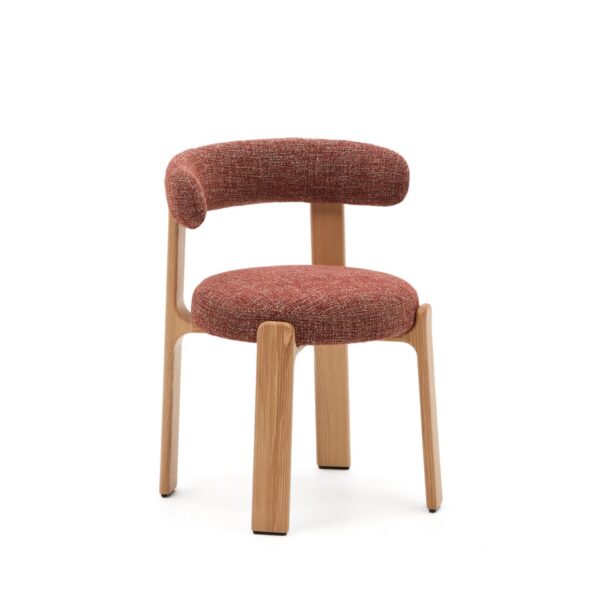 Granite stol terracotta in masiven natur jesen