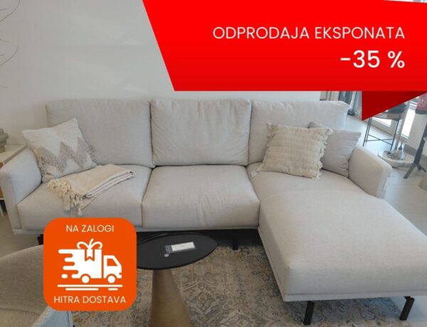 Eksponat sedežna garnitura Galene 254 cm