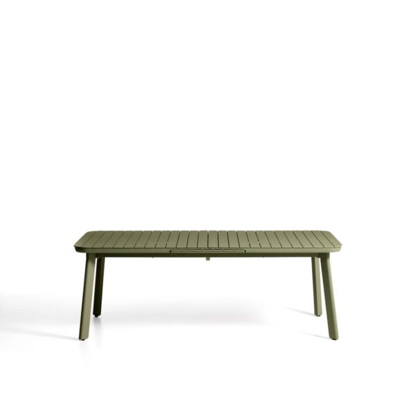 Raztegljiva zunanja miza Izola v zeleni barvi