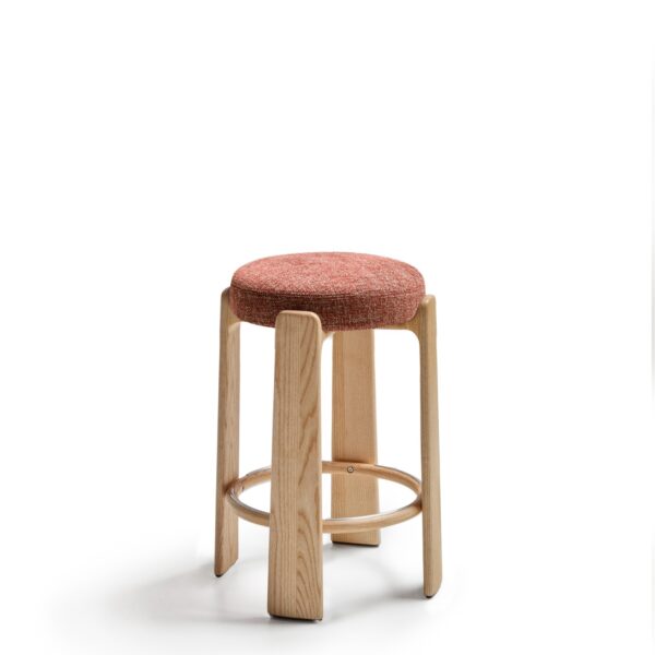 Granite barski stol 75 cm iz masivnega lesa/natur