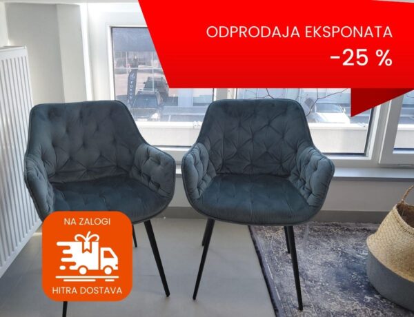 Eksponat komplat šestih stolov Mulder