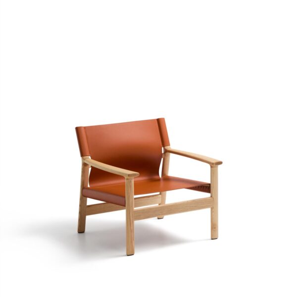 Počivalnik Jan sv. rjave barve/natur masiven jesnov les