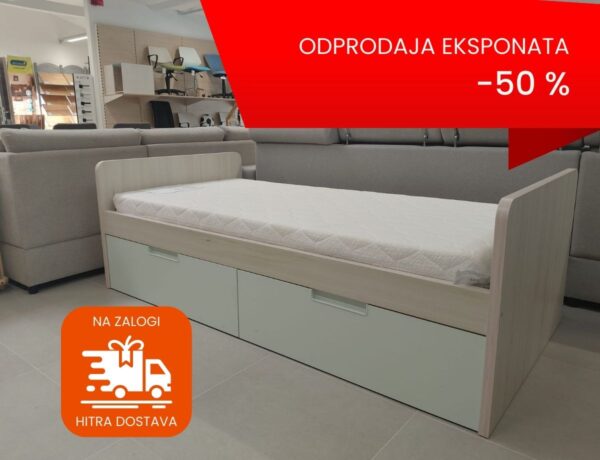Eksponat postelja Compactos 90x190