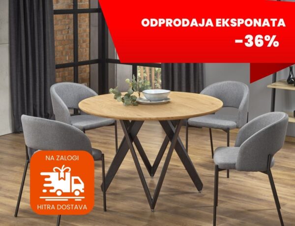 Eksponat jedilniška miza Mozambik