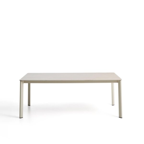 Zunanja kvadratna miza Anafi, v dimenziji 90 x 180 cm