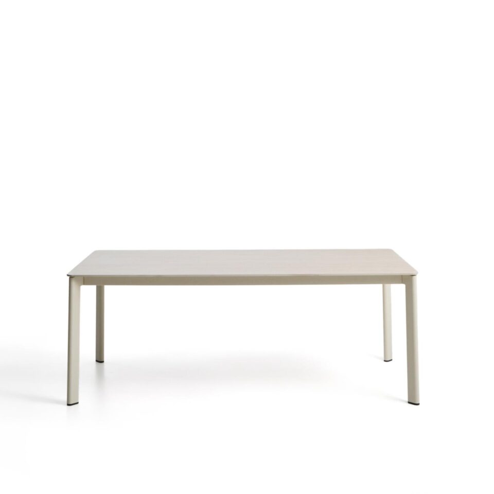 Zunanja kvadratna miza Anafi, v dimenziji 90 x 180 cm