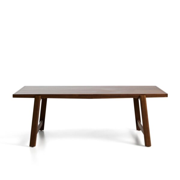 Zunanja kvadratna miza Itani, v dimenziji 100 x 240 cm