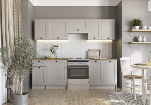 Blok kuhinja Vivian 240 cm, Kašmir