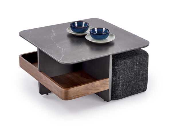 Klubska miza Vicker s tabureji