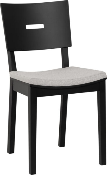 Kvaliteten masiven jedilniški stol Simple 2, Črna
