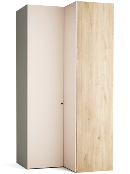 LIJEVI kutni garderobni ormar Stor visine 240 cm